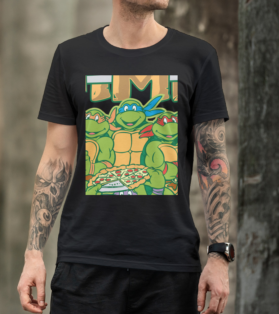 Teenage Mutant Ninja Turtles TMNT Pizza Party Time T-Shirt