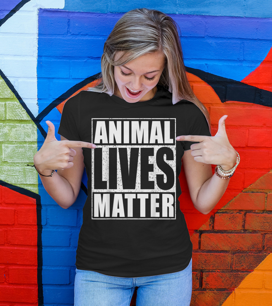 Animal Lives Matter Vegan Vegetarian Awareness T-Shirt