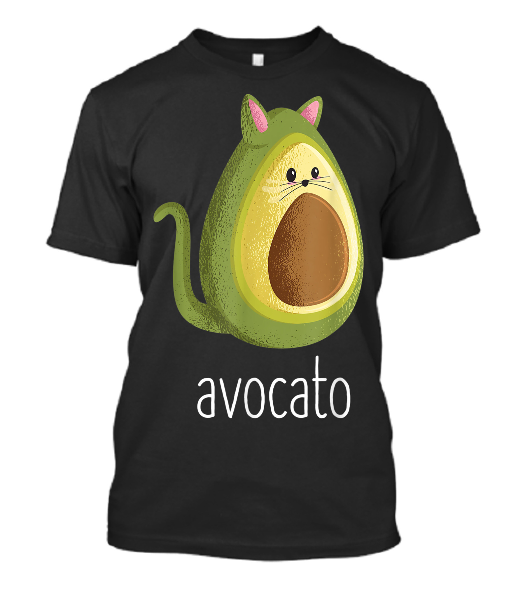 Avocato Avocado Cat For Cats Lover T-Shirt