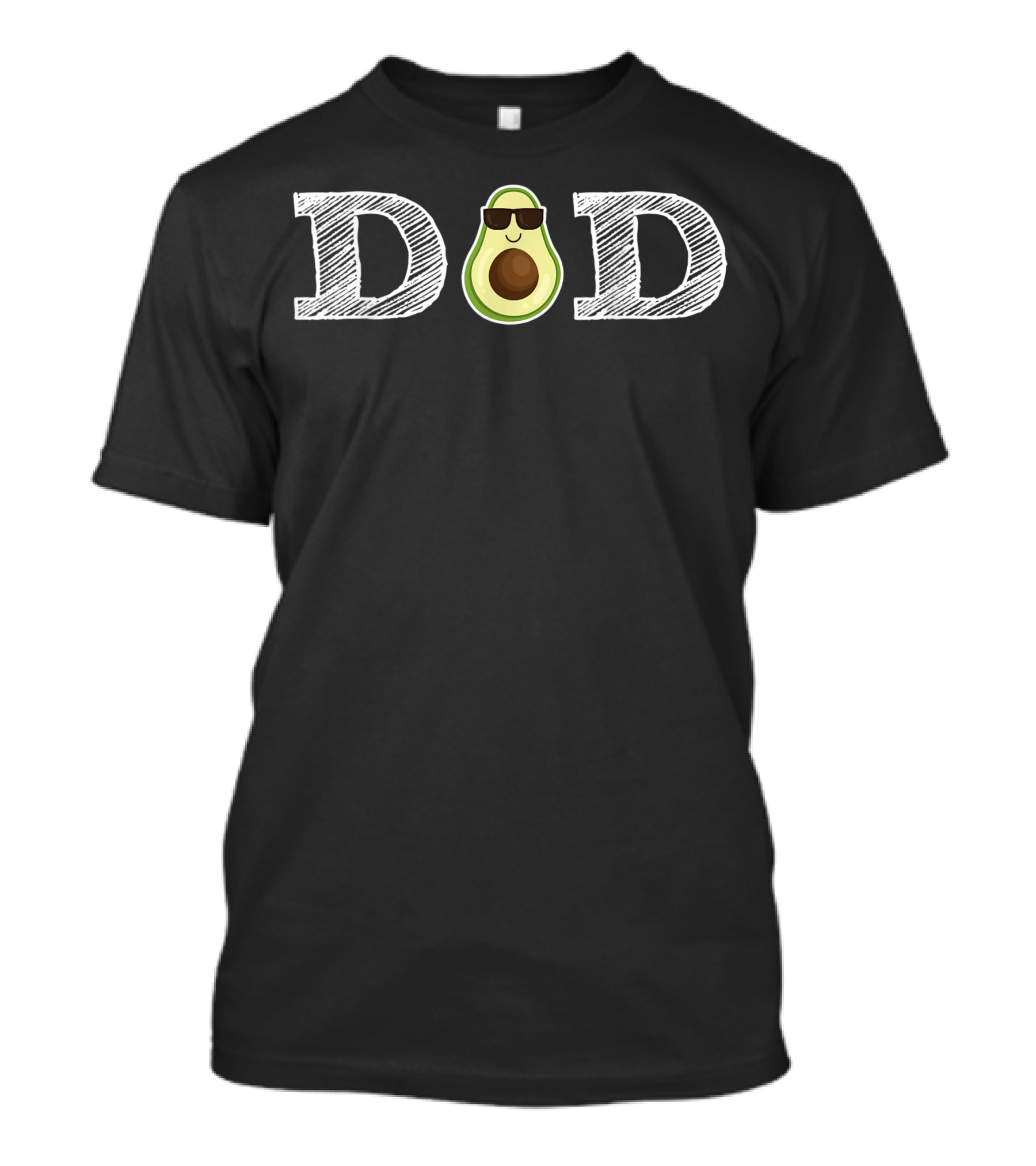 Avocado Dad Guacamole Vegan Keto Diet Sunglasses Humor T-Shirt
