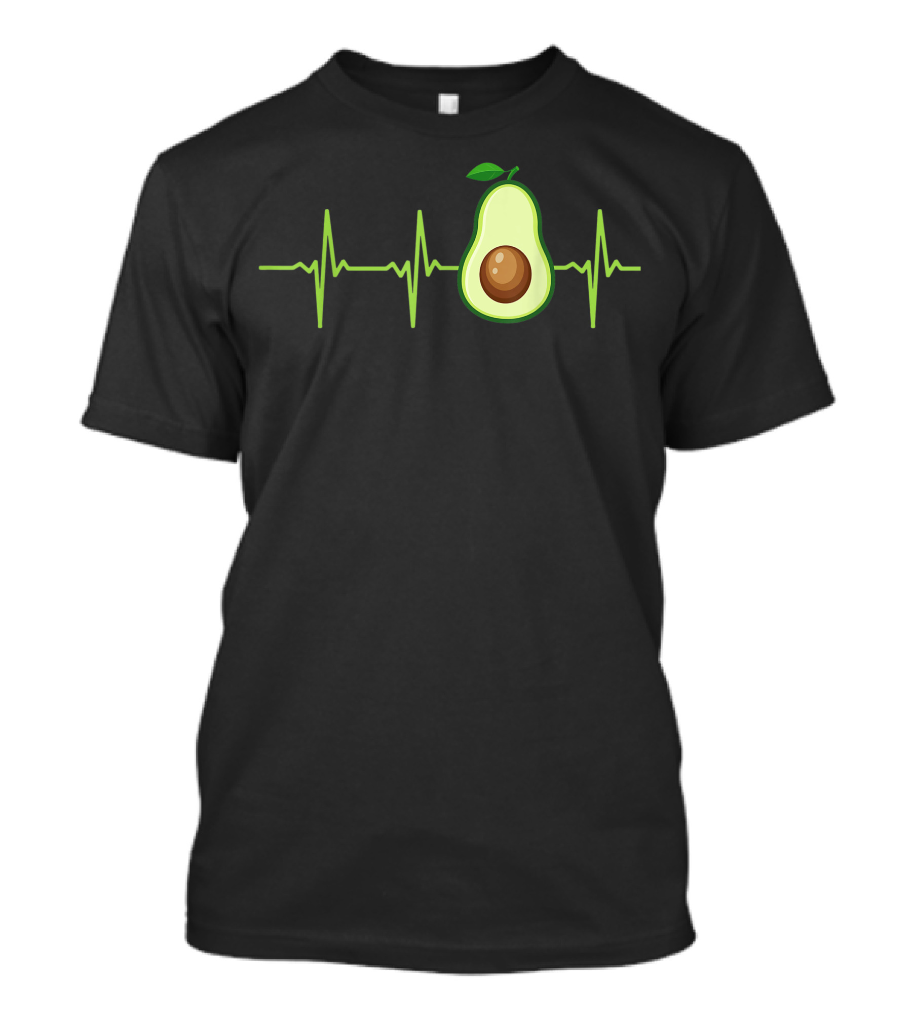 Avocado Heartbeat Avocado Vegan Pulse T-Shirt