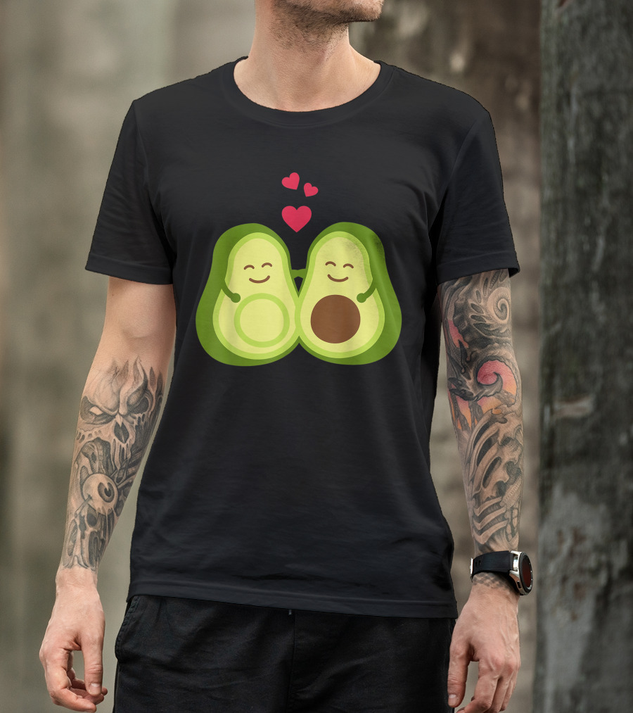Avocado Love Happy Hearts Duo T-Shirt