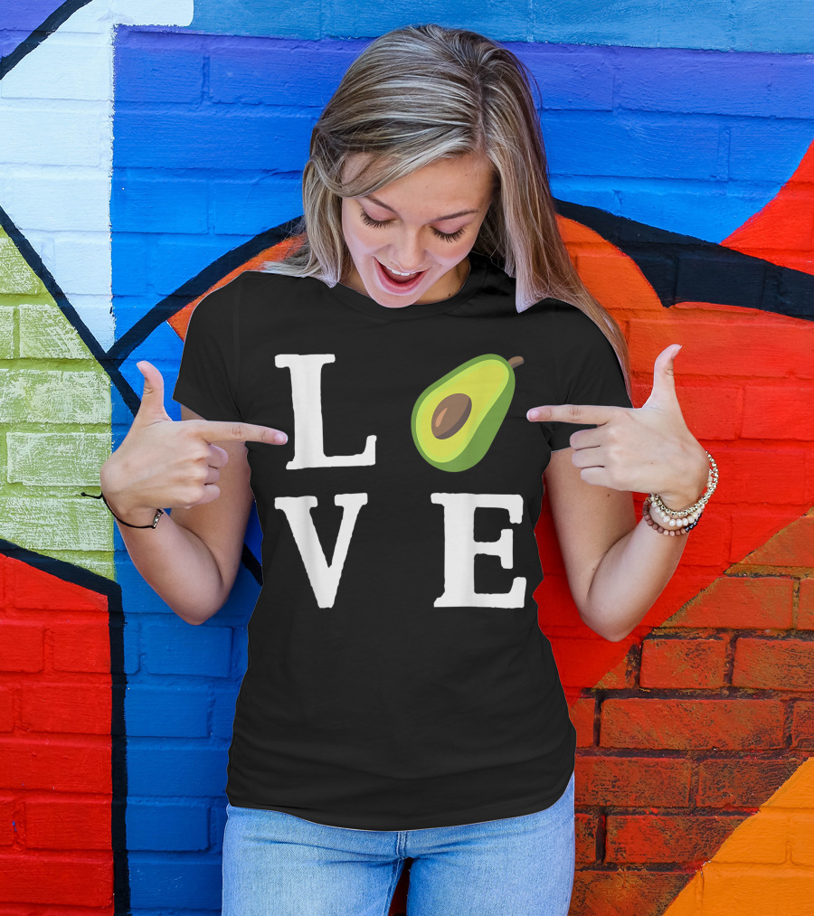 Love Avocado Lover Food Rq T-Shirt