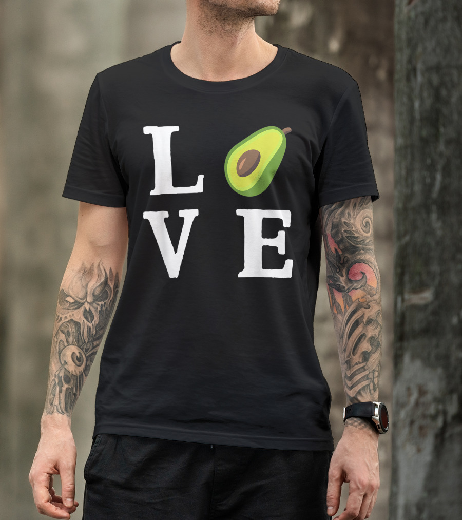 Love Avocado Lover Food Rq T-Shirt