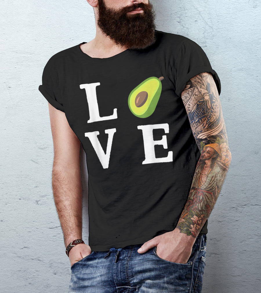 Love Avocado Lover Food Rq T-Shirt