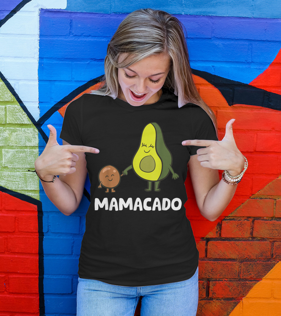 Mamacado Avocado Mama Avocado Mom Seed Duo T-Shirt