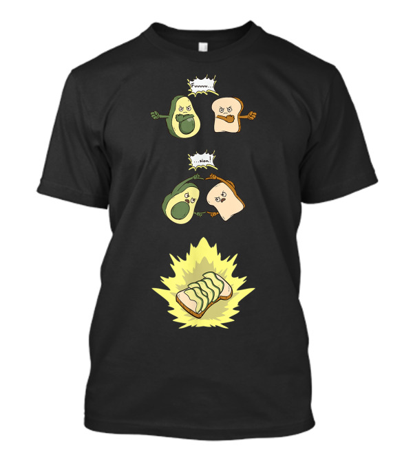 Avocado Toast Fusion Cute Vegan Fun Image Fuuuuusion T-Shirt