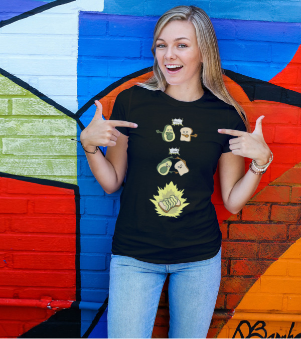 Avocado Toast Fusion Cute Vegan Fun Image Fuuuuusion T-Shirt