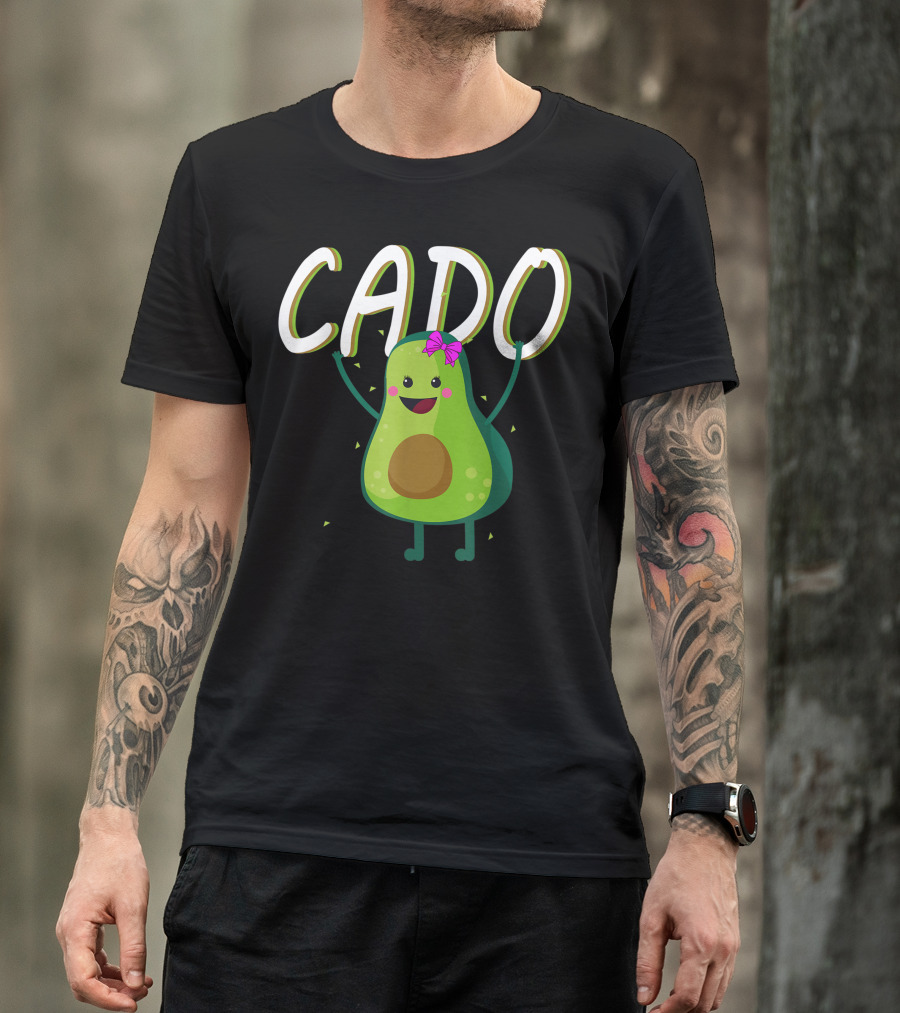 CADO Avocado Vegan Vegetarian For Couples Partners Vegans T-Shirt