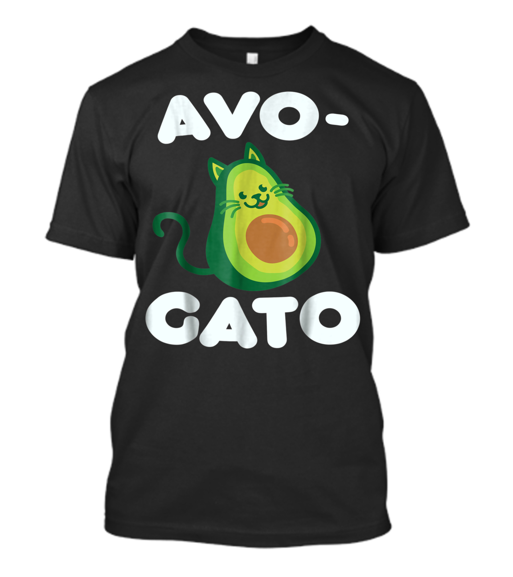 Avogato Avocado Cat Cuteness Purrfect Fusion T-Shirt