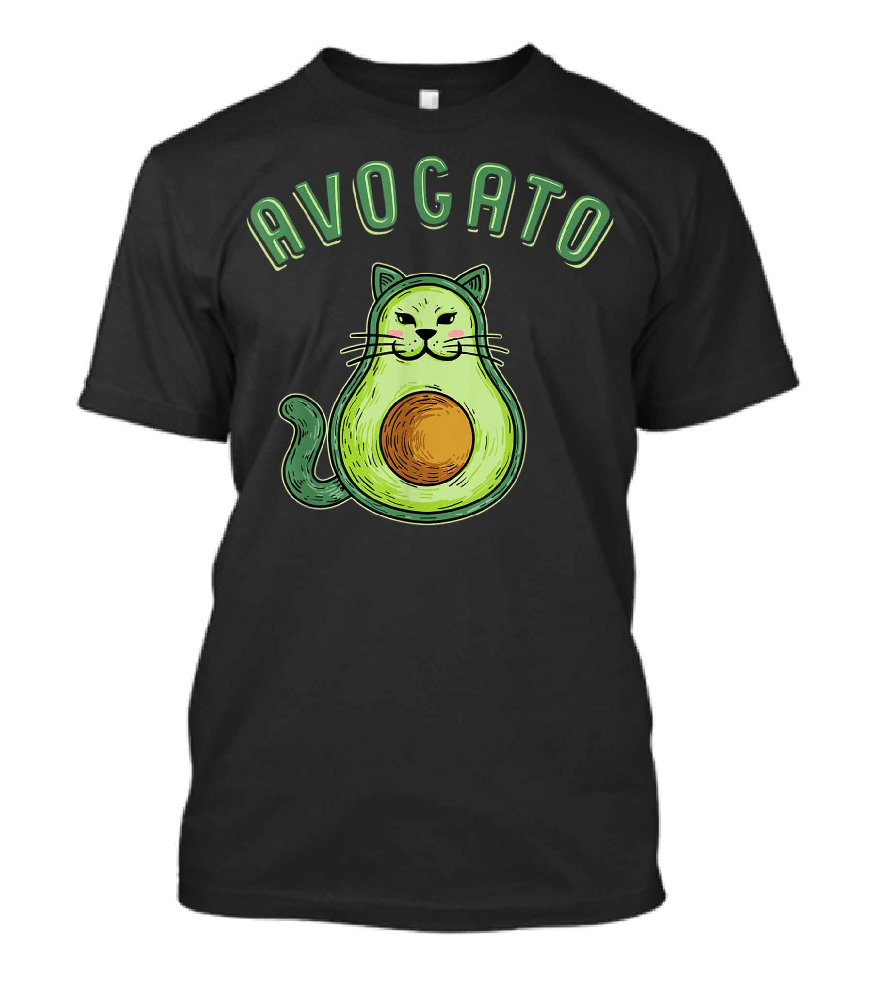 Avogato Avocado Cat Fun Cinco De Mayo Pun T-Shirt
