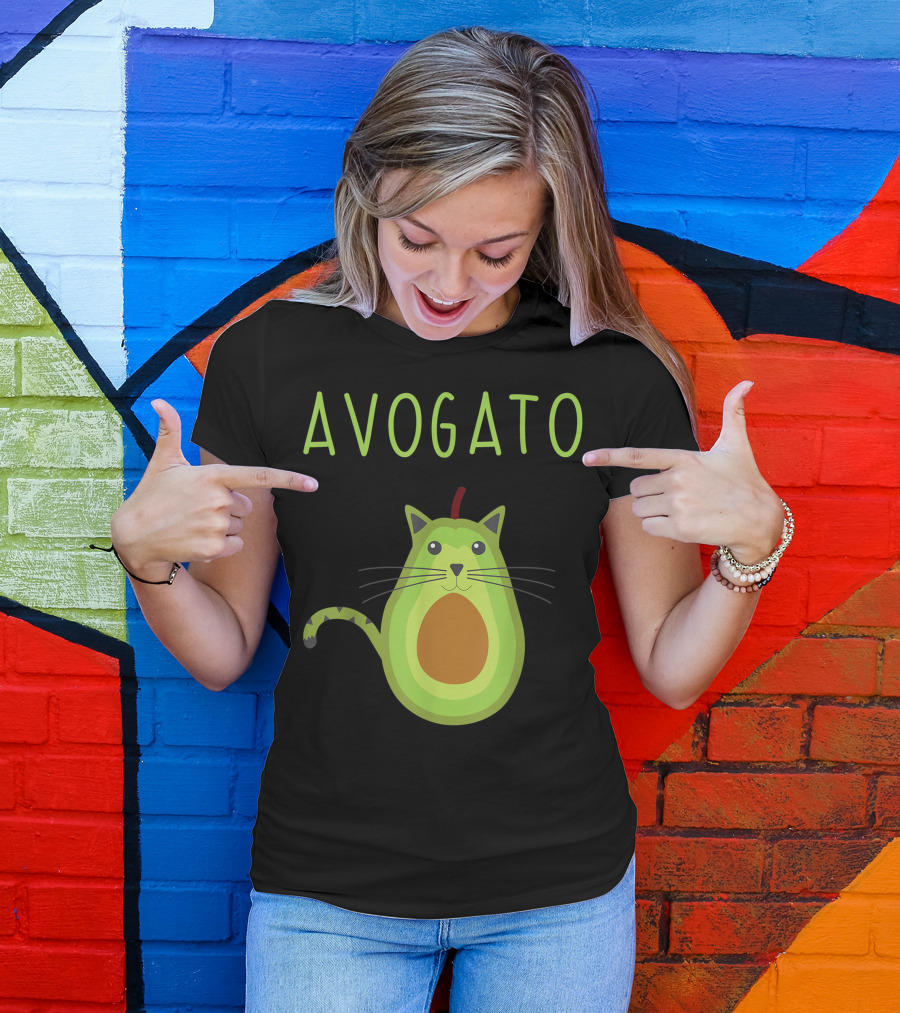 Avogato Cinco De Mayo Cinco De Meow Cat Avocado Fusion T-Shirt