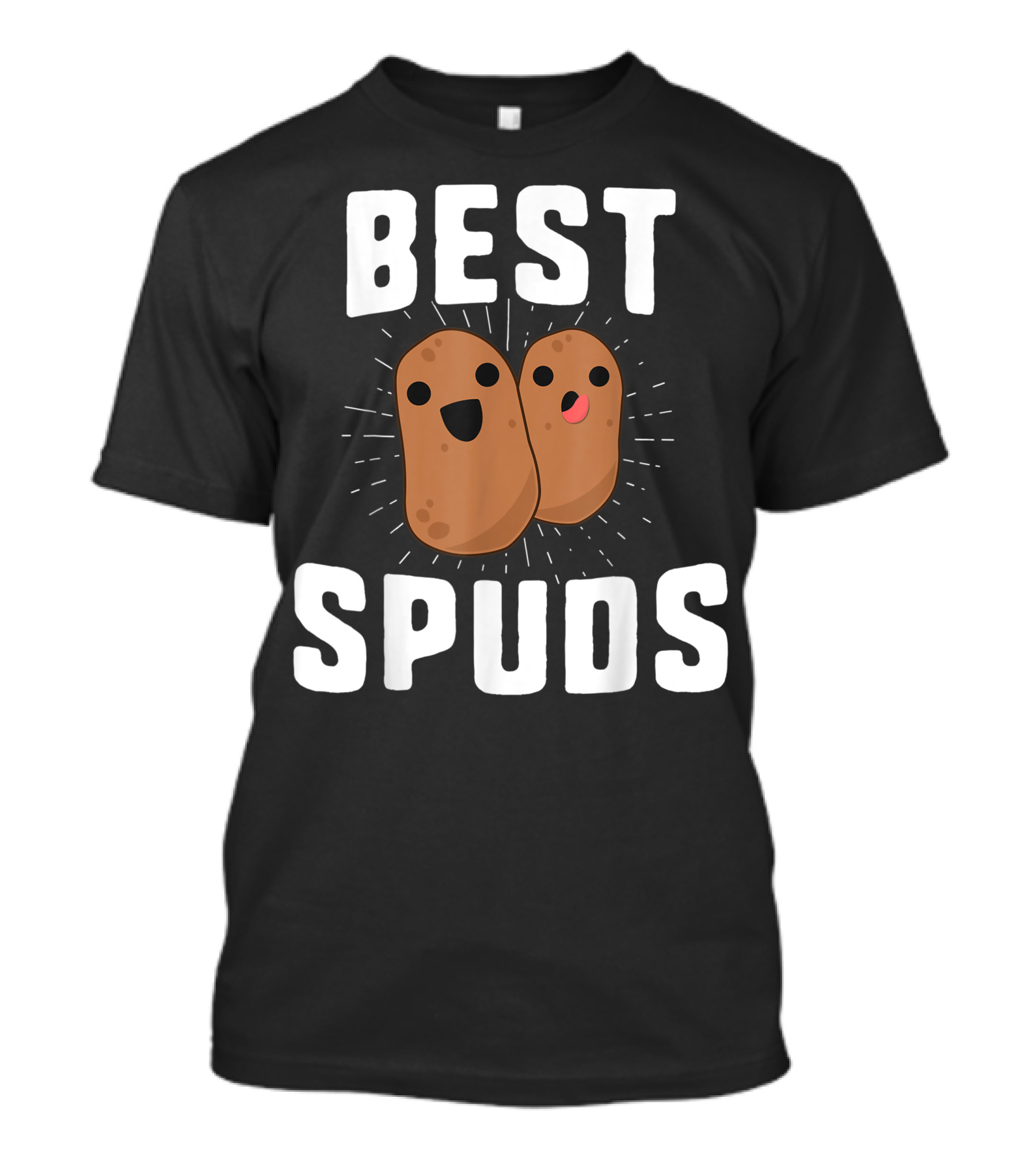 Best Spuds Potato Friend Team Food Humor T-Shirt