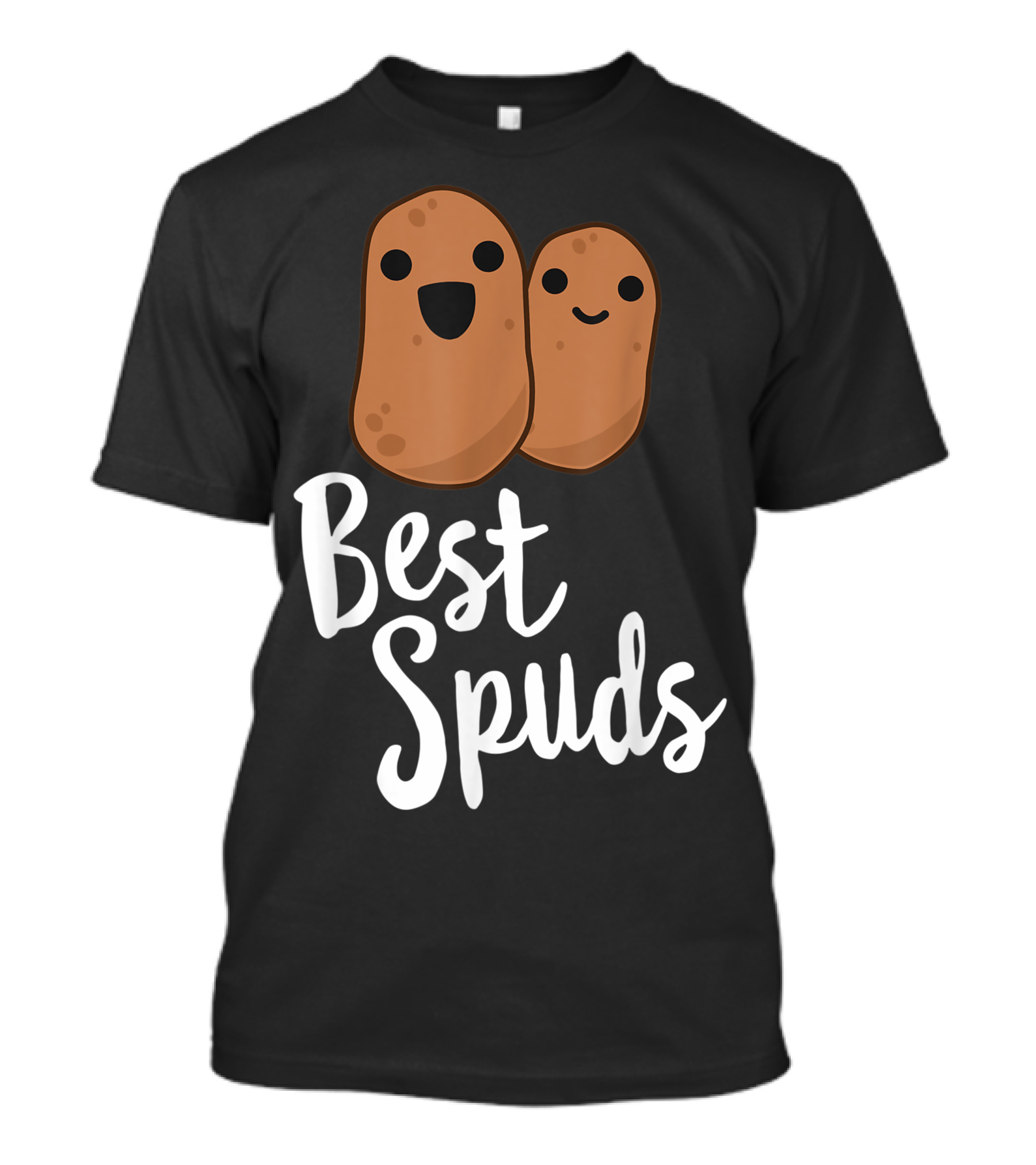 Best Spuds Potato Potatoes Vegetarian Friends Happy Cute Duo T-Shirt