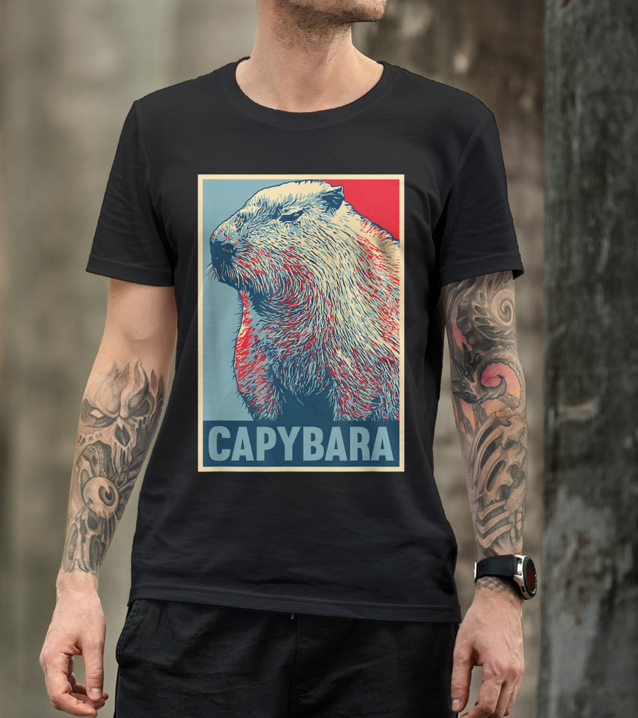 Capybaras Vegan Animal Lovers Capybara T-Shirt
