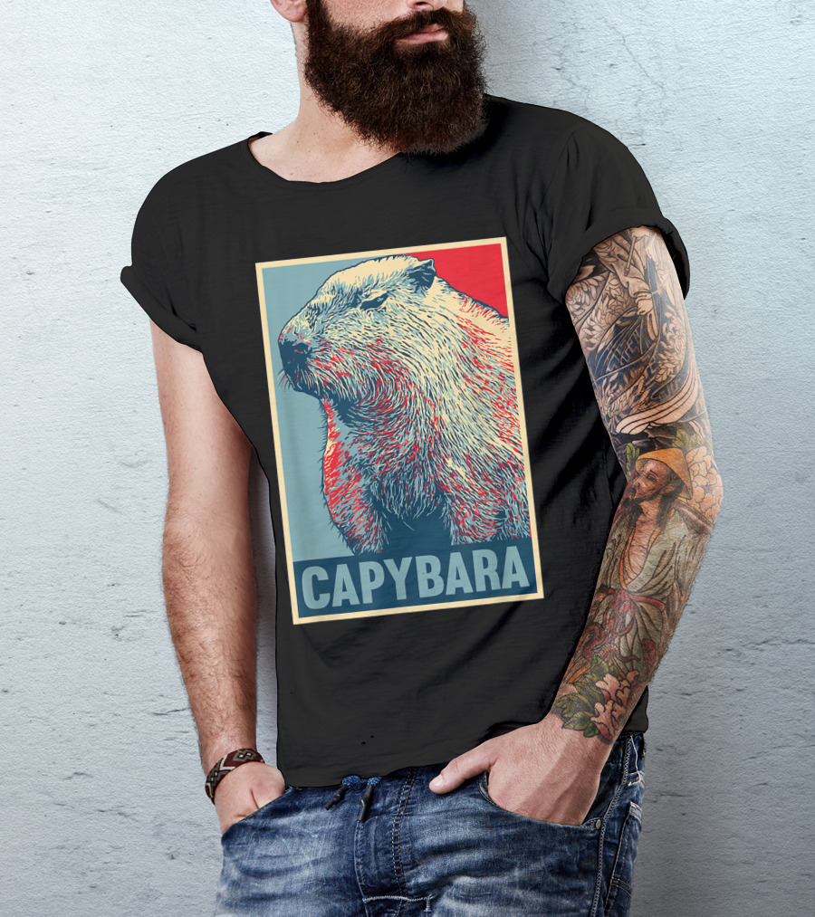 Capybaras Vegan Animal Lovers Capybara T-Shirt