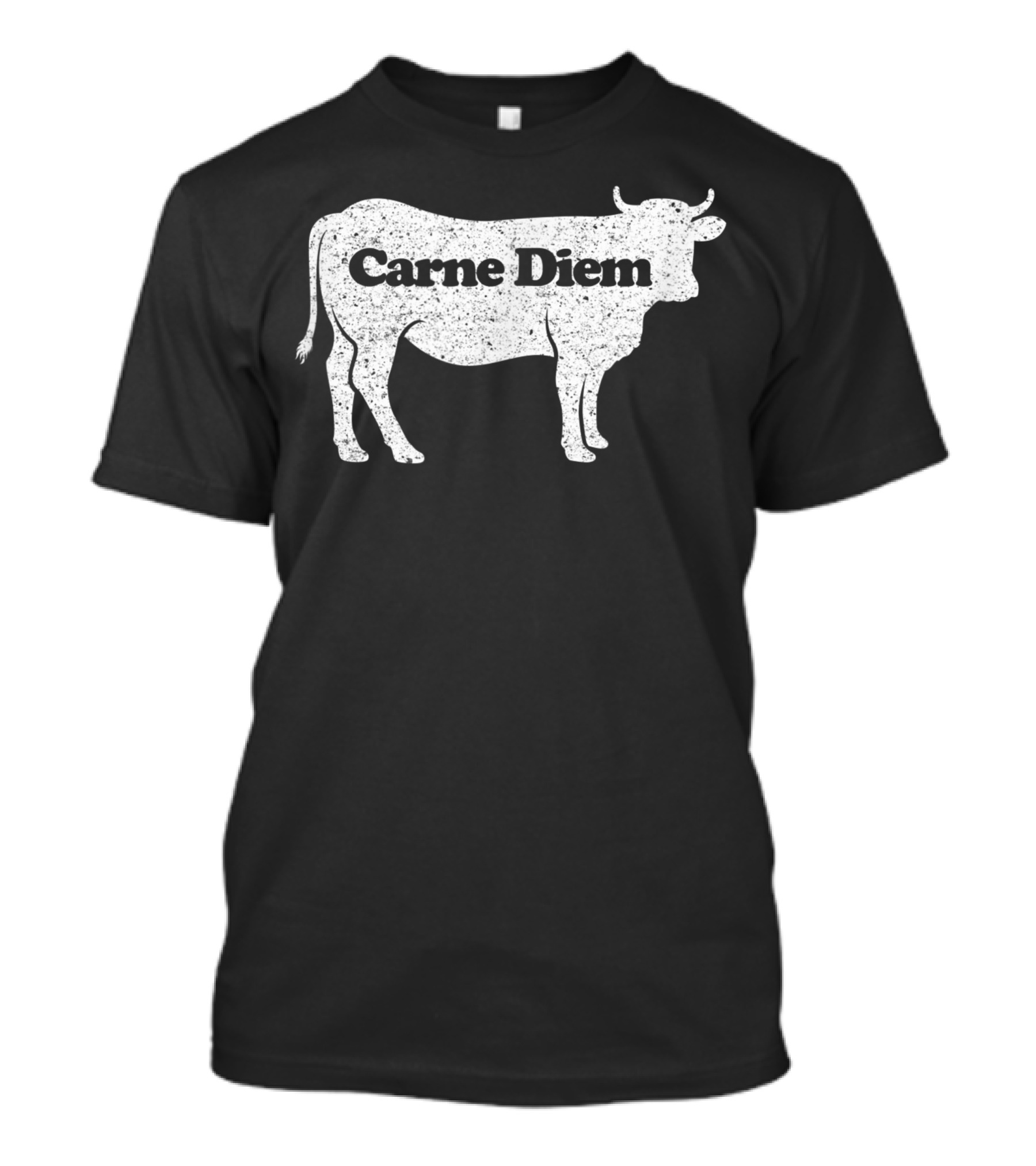 Carne Diem Cow Silhouette Meat Lovers Seize The Meat T-Shirt
