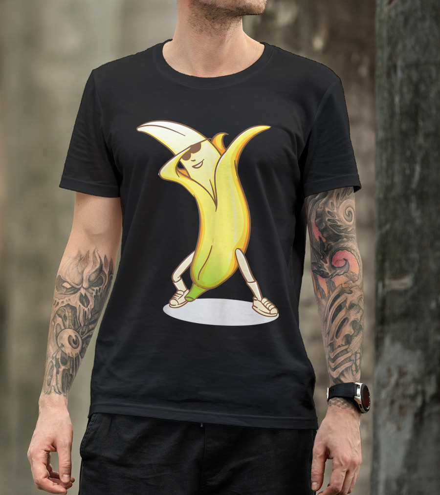 Cool Dab Banana Is Dabbing Art Cute Fruit Lover T-Shirt