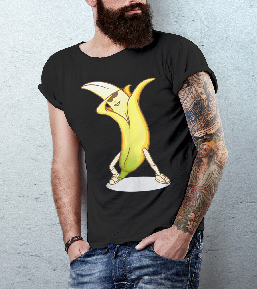 Cool Dab Banana Is Dabbing Art Cute Fruit Lover T-Shirt