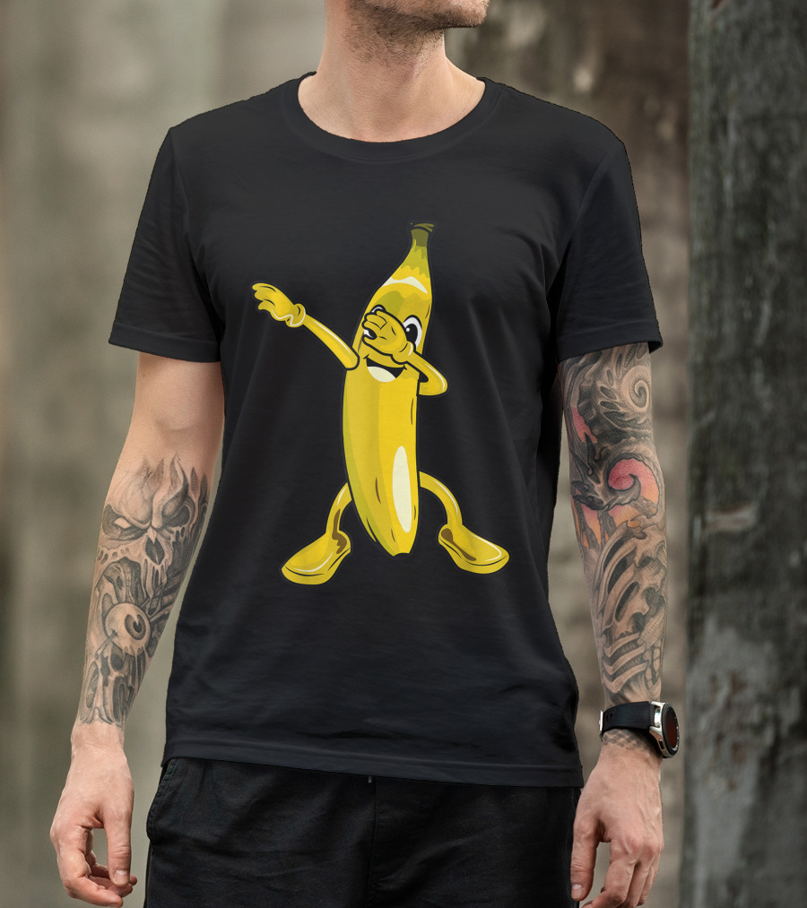 Cool Dabbing Banana Cute Dab Fruit Lover T-Shirt