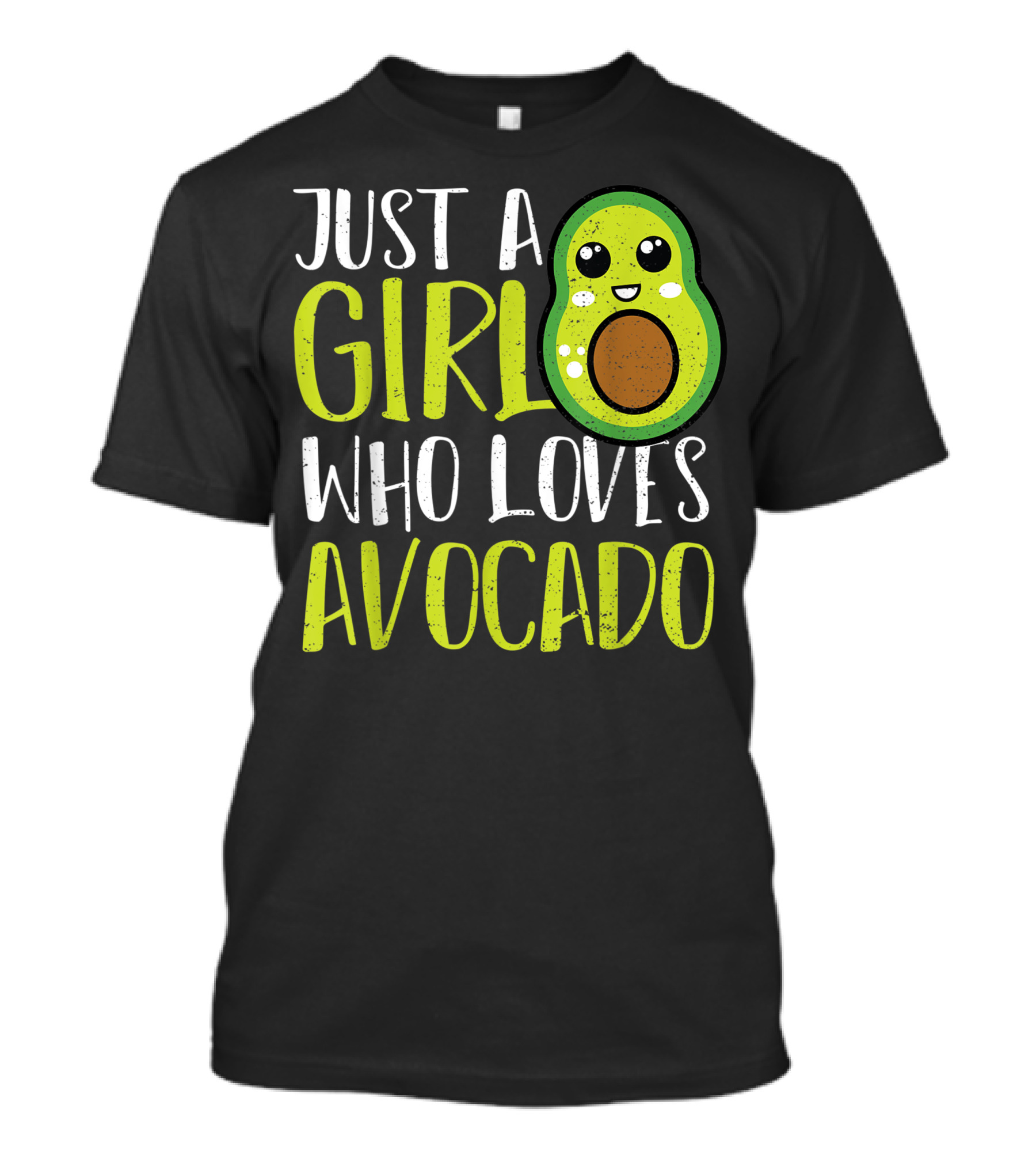 Just A Girl Who Loves Avocado Cute Guacamole T-Shirt