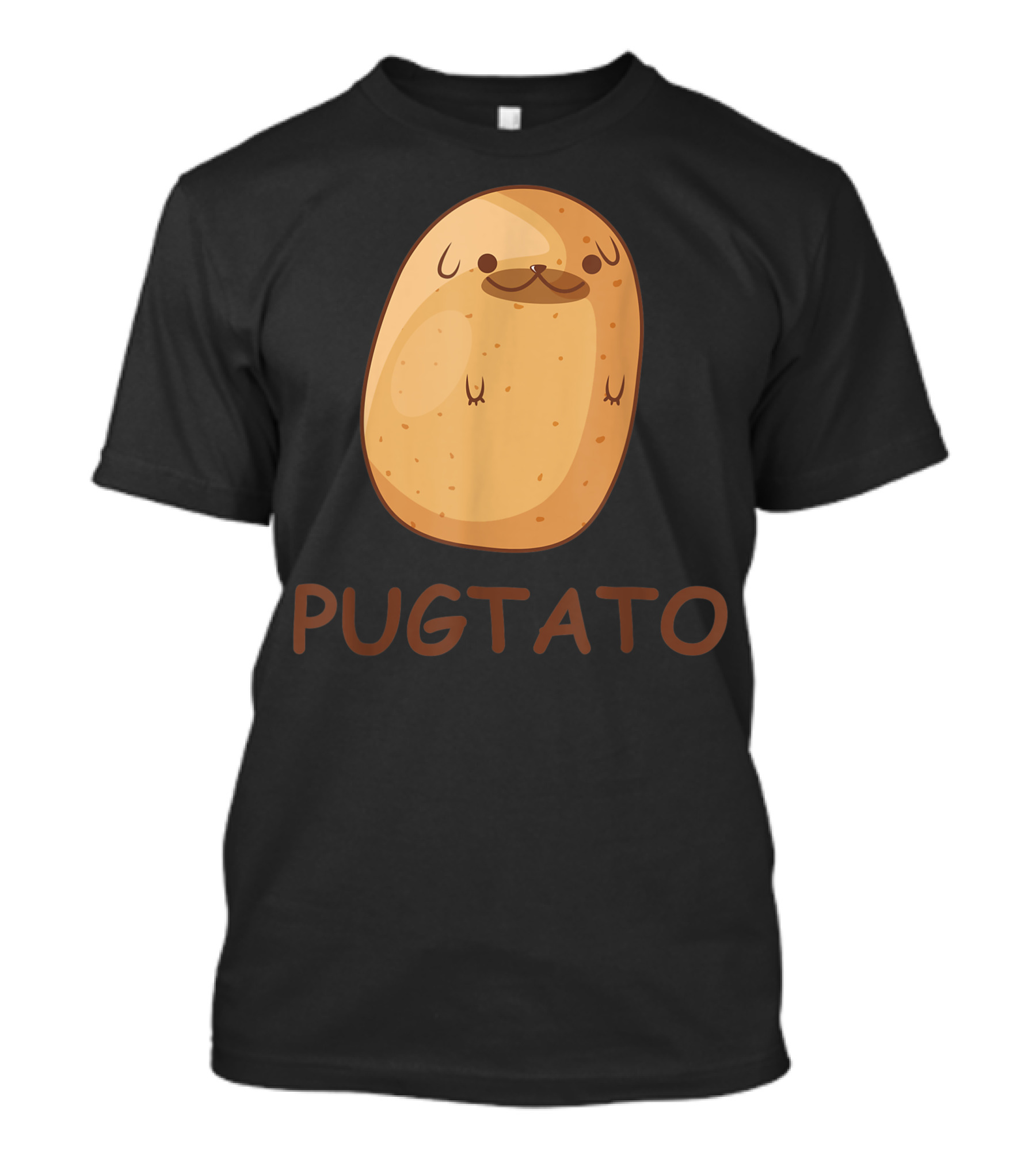 Pugtato Cute Pug Potato Dog T-Shirt
