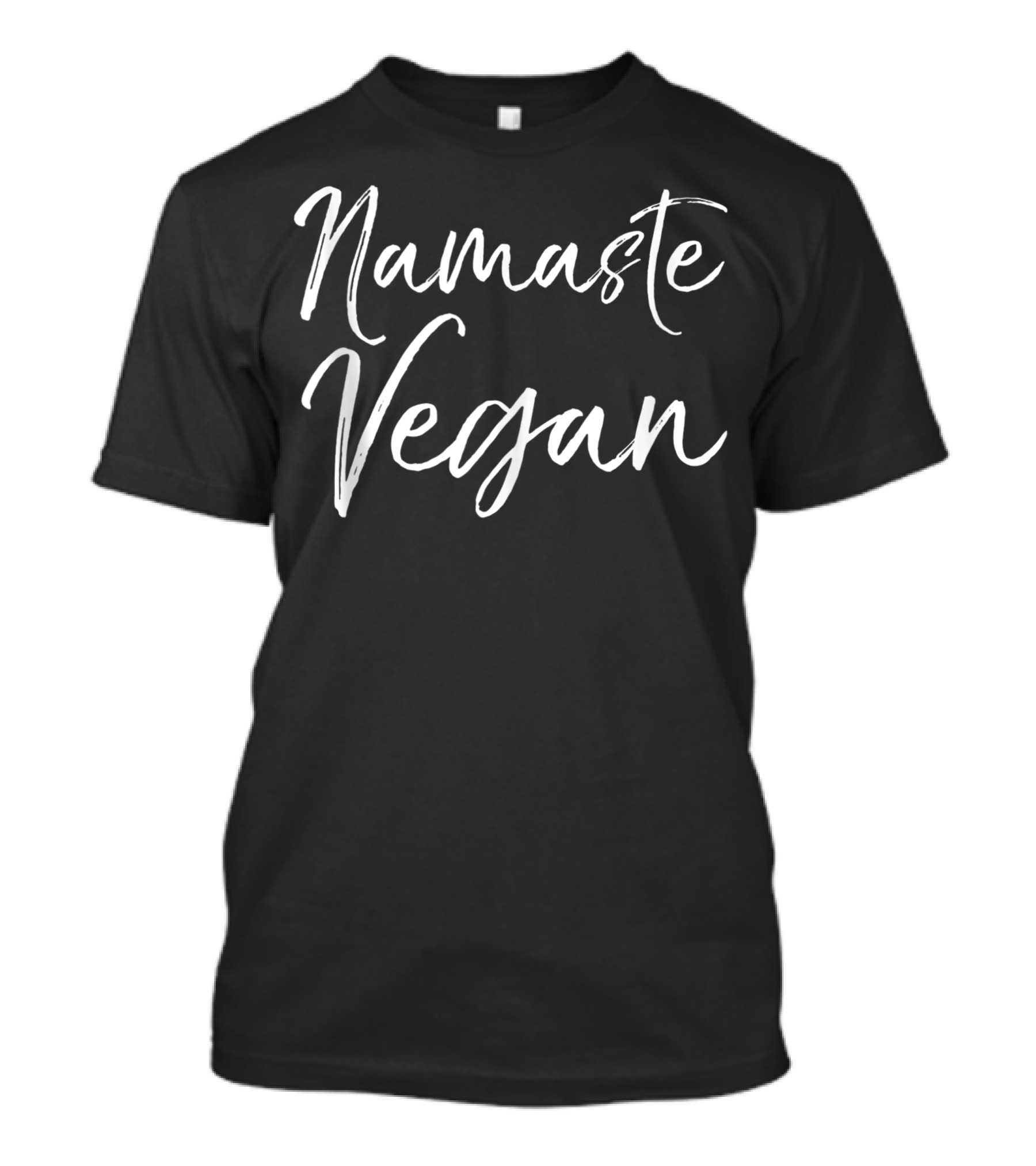 Namaste Vegan Cute Yoga Workout T-Shirt