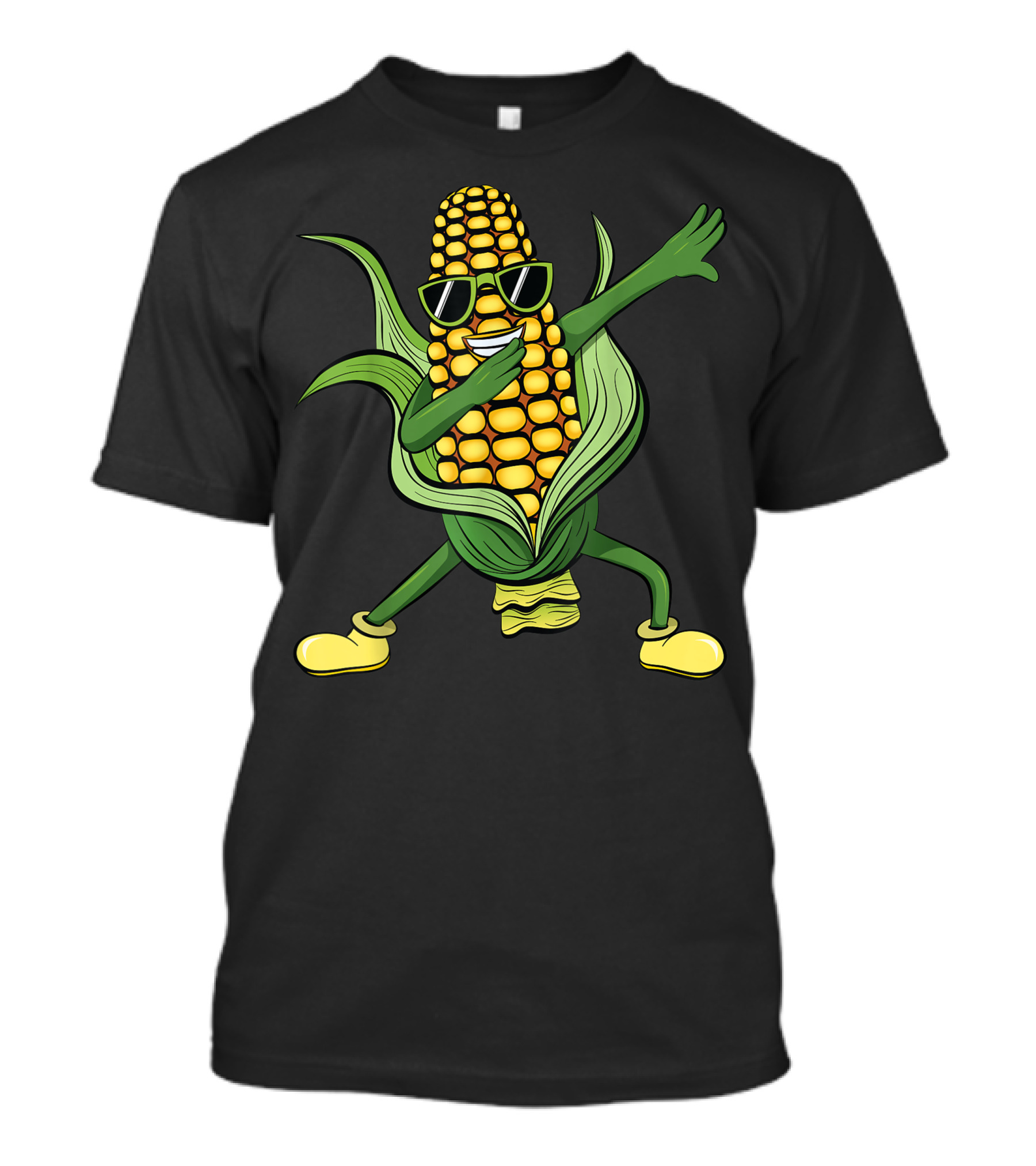 Dabbing Corn Cob With Sunglasses Fun Farm Dance T-Shirt