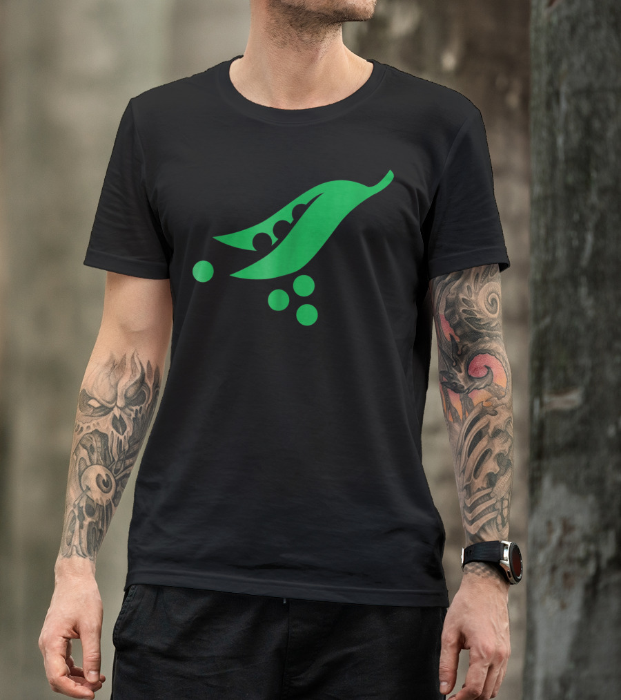 Green Peas Simple Pod And Pea T-Shirt
