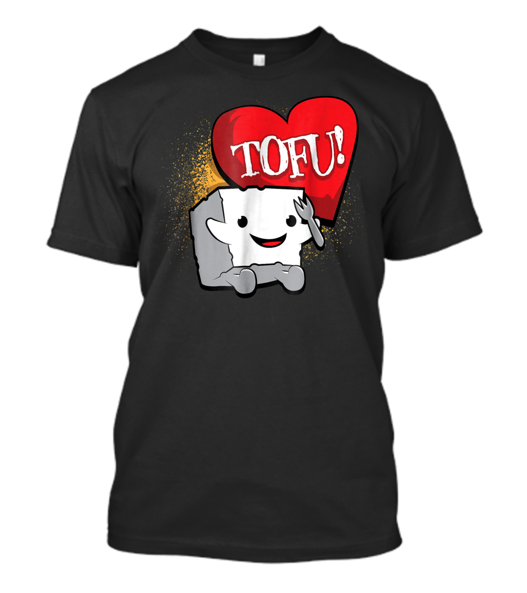 Heart Tofu Vegan Vegetarian Love T-Shirt