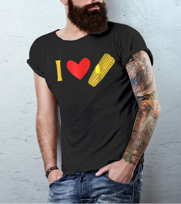 I Love Buttered Corn On The Cob T-Shirt