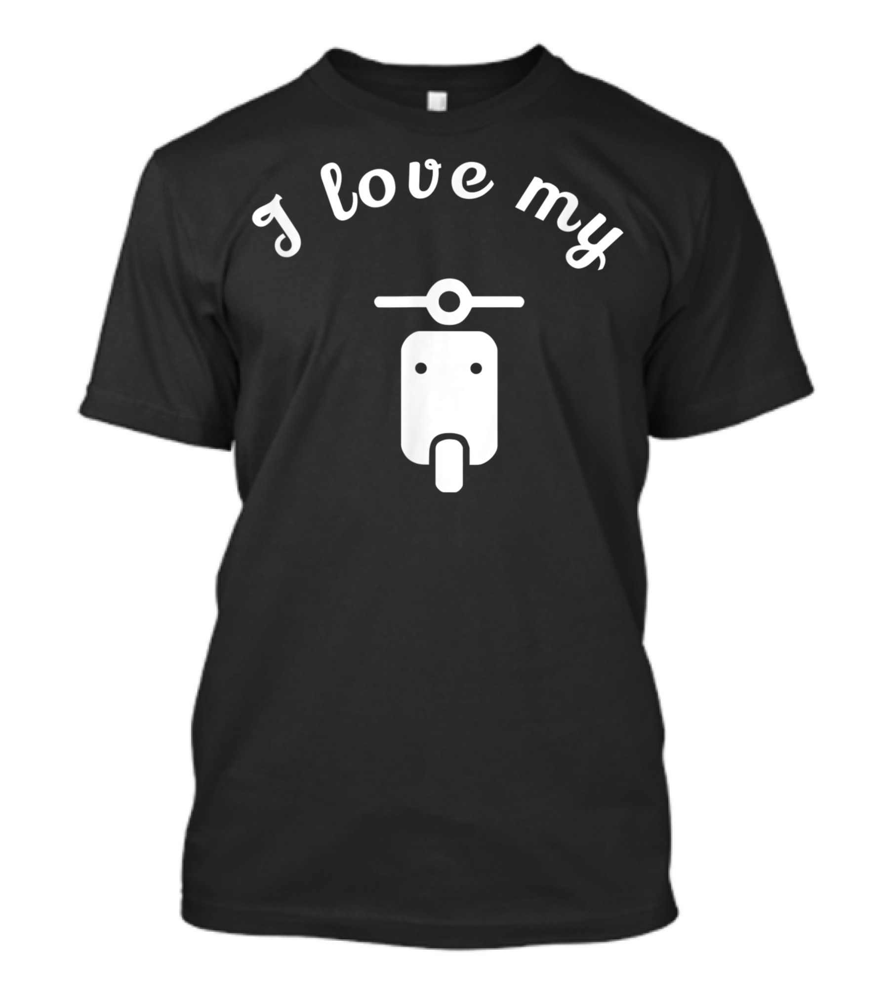 I Love My Vespa Scooter T-Shirt