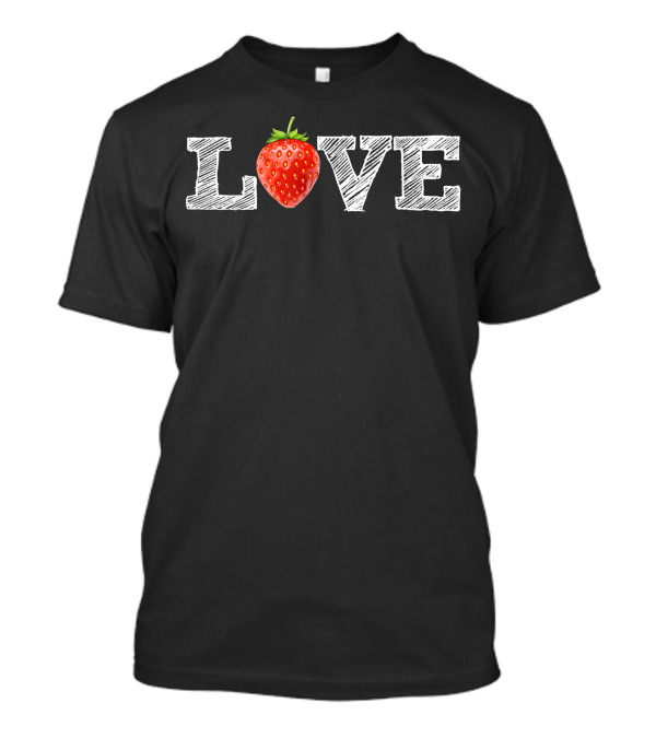 LOVE Strawberry Acai Fruit Iconic Berry T-Shirt
