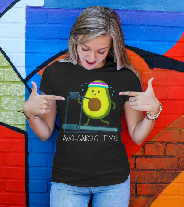 Avo-Cardio Time Avocado Fitness 00 T-Shirt