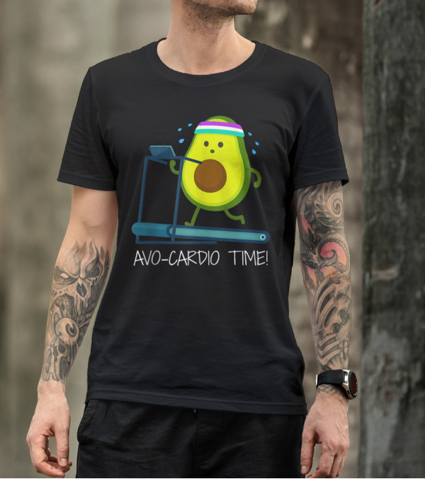 Avo-Cardio Time Avocado Fitness 00 T-Shirt