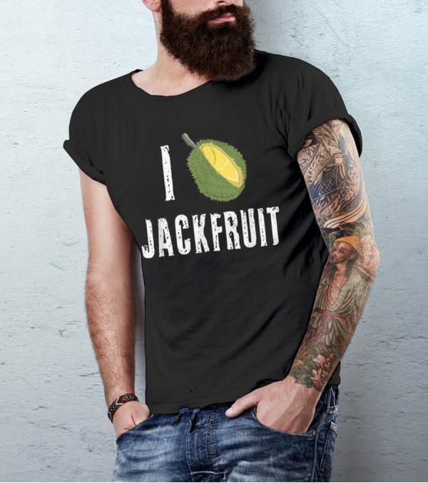 I Love Jackfruit Vegan Vegetarian Jack Fruit Plant Food Diet Keto T-Shirt