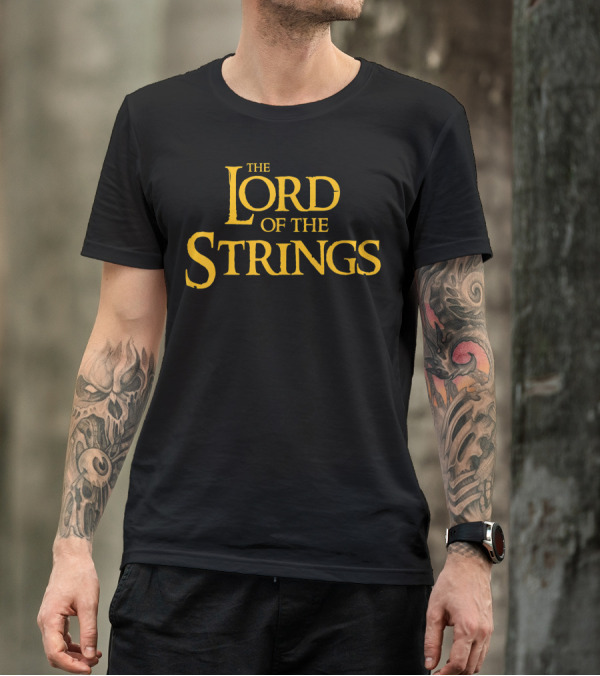 Lord Of The Strings Parody Music Instrument T-Shirt