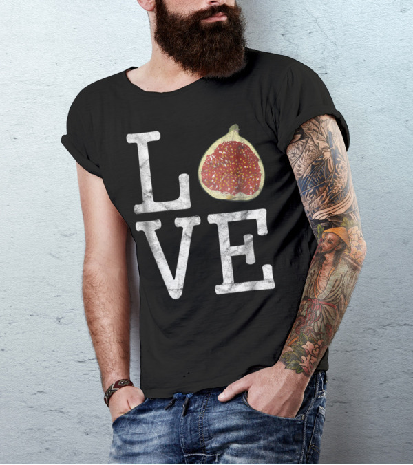 Love I Figs Fruits Food Cook Cooking T-Shirt