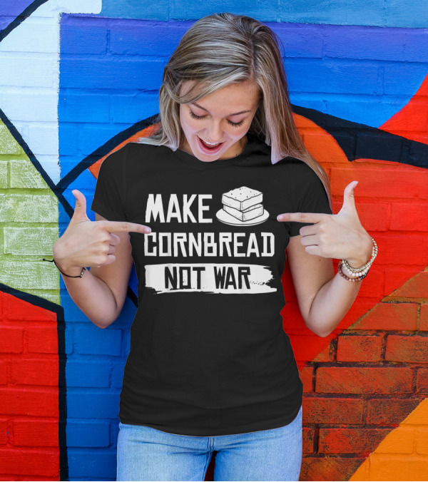 Make Cornbread Not War Gluten Free Stack T-Shirt