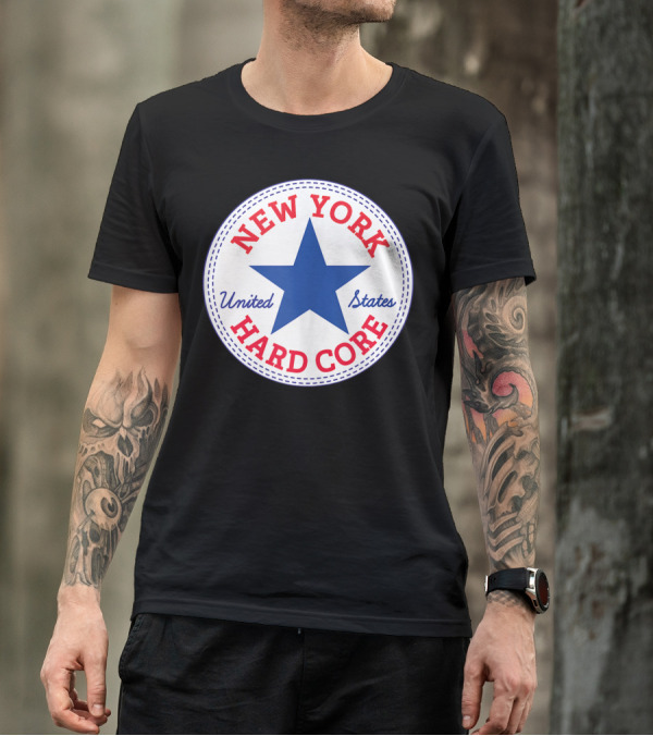 New York Hard Core United States Nyhc Usa Vegan Straight Edge Punk Rock T-Shirt