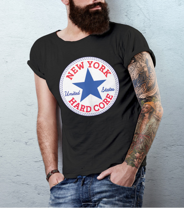 New York Hard Core United States Nyhc Usa Vegan Straight Edge Punk Rock T-Shirt