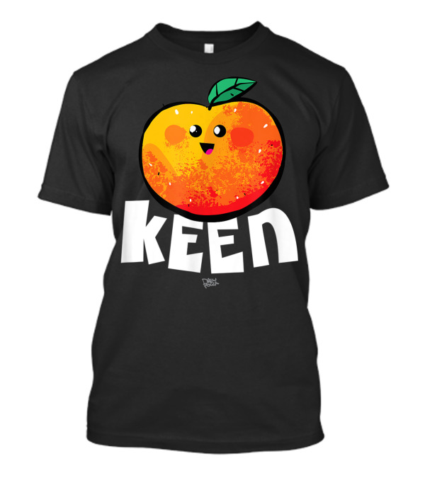 Peachy Keen Kawaii Smiling Peach Fruit T-Shirt