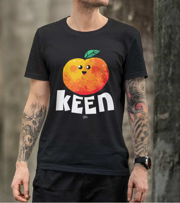 Peachy Keen Kawaii Smiling Peach Fruit T-Shirt