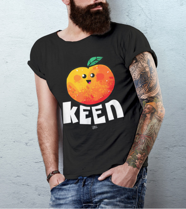Peachy Keen Kawaii Smiling Peach Fruit T-Shirt