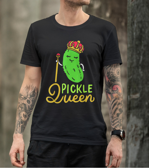 Pickle Queen Pickles Vegan Vegetables T-Shirt