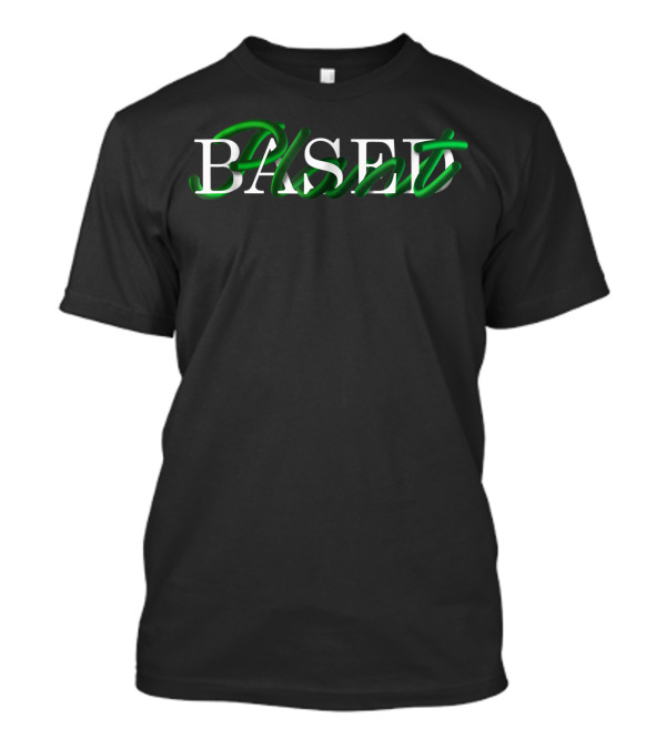 Plant Based Wfpb Nutrition Bold Green Accents T-Shirt