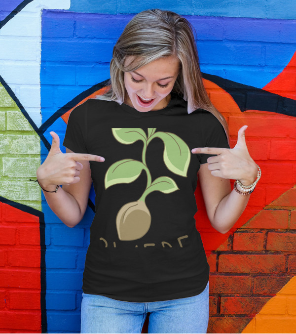 Plant Powered M8 Sprouting Seedling Veggie T-Shirt
