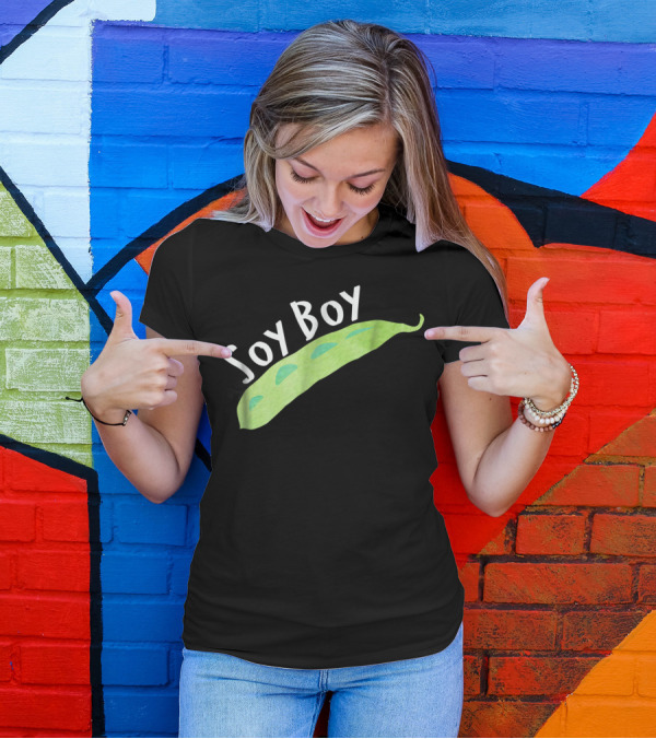 Soy Boy Liberal Vegan Vegetarian Green Peapod T-Shirt