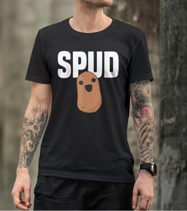 SPUD Kawaii Cute Potato Food Humor Vegan T-Shirt