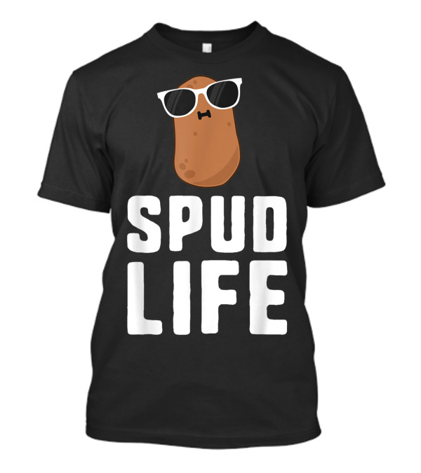 Spud Life Potato Food Humor Vegetable Cool Sunglasses T-Shirt